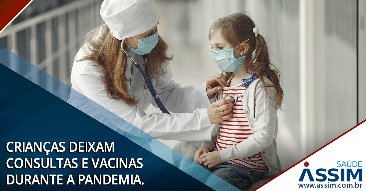 Alerta: crianças deixam consultas e vacinas durante a pandemia.